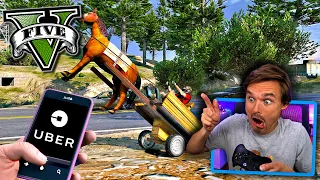 Trevor joined Uber and it went HORRIBLY WRONG! (GTA 5 Mods) #GTA5RealLifeMod