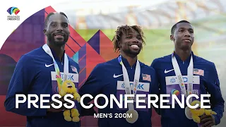 Men's 200m final press conference | World Athletics Championships Oregon 22