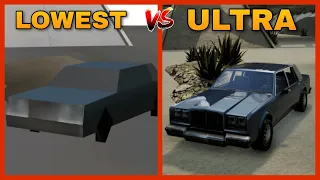 GTA SAN ANDREAS DEFINITIVE EDITION VS GTA SAN ANDREAS POTATO GRAPHICS