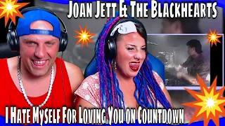 Joan Jett & The Blackhearts - I Hate Myself For Loving You on Countdown 1988 | WOLF HUNTERZ REACTION
