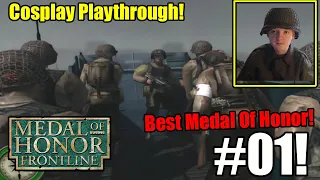 The D Day Normandy Landings One Of The Best WW2 Games-  Medal Of Honor Fronline Remastered Part 1