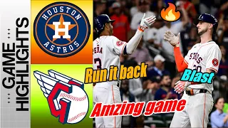 Houston Astros vs Cleveland Guardians [ Highlights ] Astros up a win in Guardians