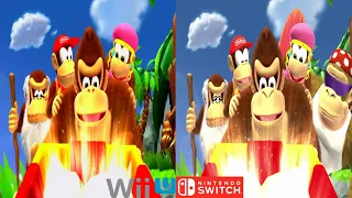 Donkey Kong Country Returns and Tropical Freeze Ending Comparison (Wii/3DS/Wii U/Switch)