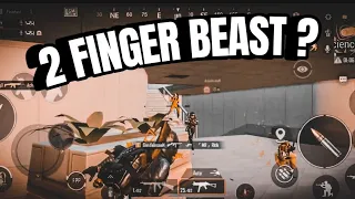 2 FINGER BEAST ? NON GYRO THUMB PLAYER ON ANDROID 🔥⚡ | BGMI MONTAGE