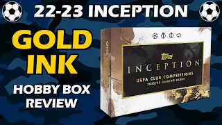 INSANE SET!! 2022-23 Topps Inception Soccer UEFA Club Competitions Hobby Box Review