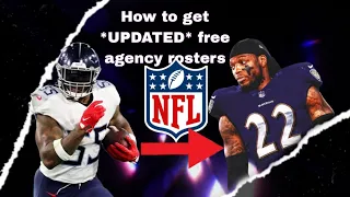 How to get Free *UPDATED* Free Agency Rosters (Madden 24)