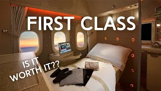 What Flying FIRST CLASS Is Really Like!  Is it Worth It?