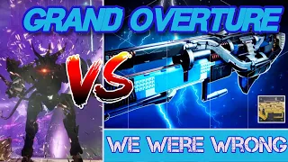GRAND OVERTURE DECIMATES GRANDMASTER Champions - We Were WRONG About This EXOTIC (Destiny 2)