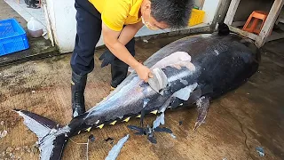 Professional Bluefin Tuna Cutting Skills from The World's Top One Chefs