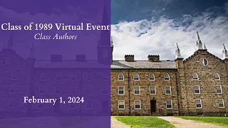 Class of 1989 Virtual Event - Feb. 1, 2024