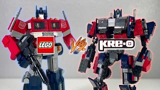 LEGO Optimus Prime VS. KRE-O Optimus Prime