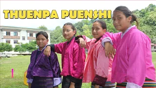 Tasha I Thuenpa puenshi girls I Group dance I Bhutanese songs