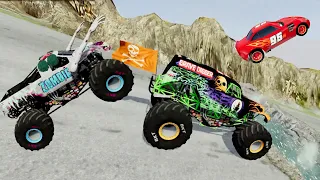 Monster Jam | Monster Trucks | High Speed Monster Jam Crashes, Freestyle, & Racing #43