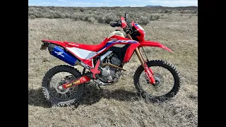 CRF300L   Michelin Enduro Tires - First Impressions and fun ride