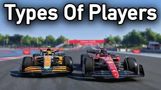 Types Of Players In An F1 22 Multiplayer Race...