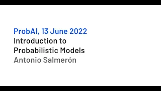 "Introduction to Probabilistic Models" by Antonio Salmerón