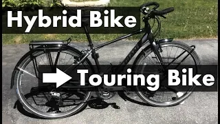 Hybrid Bike to Touring Bike Conversion