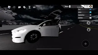 Tesla model x light show 2 on Roblox