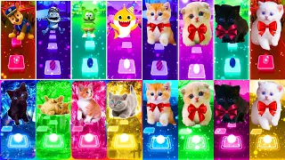 ALL CUTE CATS LADY GAGA BLOODY MARY - IMAGINE DRAGONS - WAKA WAKA - BTS DYNAMITE TILES HOP EDM RUSH!