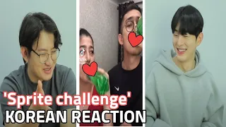 🥰 Реакция корейцев на "Спрайт challenge" Тик Ток🥰 /Korean reaction to  "Sprite challenge"