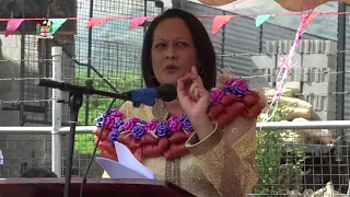 Fijian Minister for Health and Medical Services celebrates Eid with Tavua Market vendors.