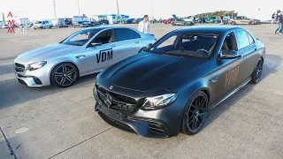 1099HP VDM Mercedes-AMG E63 S 4matic+ 0-303 km/h drag races!