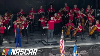 This rendition of the National Anthem is an all timer! | NASCAR