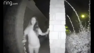 Woman seen in restraints on doorbell camera