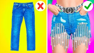 ATUALIZE SUAS ROUPAS VELHAS || Ideias Legais e Criativas, por 123 GO! CHALLENGE