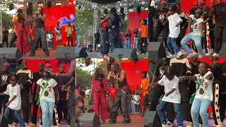 Stonebwoy Invite & Perform With Children+Young Girl Shocks Him With OverLord Raggae At IndomieFest
