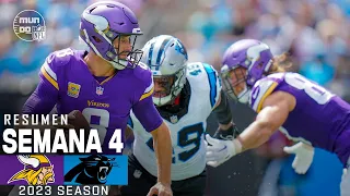 Minnesota Vikings vs. Carolina Panthers | Semana 4 NFL 2023 | NFL Highlights Resumen en español