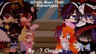 Aftons Meet Their Stereotypes [] Gacha FNaF [] Gacha Afton Family [] My Au []  Loud Noise & Flash WN