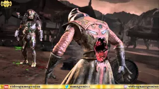 Predator Intros, Gameplay, Fatalities, Brutalities, Faction Kill, X Ray MKX【4🅺】👑