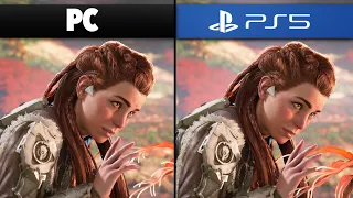 Horizon Forbidden West Graphics Comparison (PC vs. PS5)