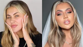 AN *UPDATED* WEDDING MAKEUP - GLAM BRIDAL TUTORIAL | JAMIE GENEVIEVE