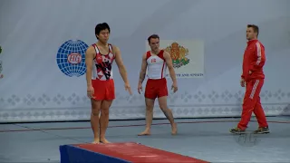 SUGIURA Shotaro (JPN) - 2017 Trampoline Worlds, Sofia (BUL) - Qualification Tumbling Routine 2