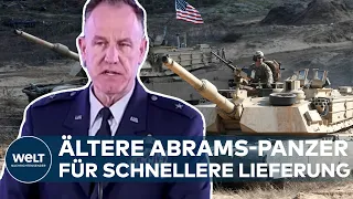 WAFFENHILFE FÜR DIE UKRAINE: USA will Abrams-Panzerlieferung beschleunigen