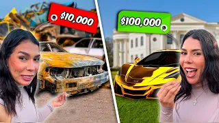 Auto de $1 vs Auto $100,000 🚨 Cecia Loaiza