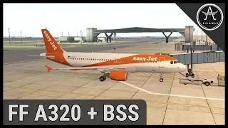 FF A320 + BSS | EGKK ✈ LFMN | AS4XP + Ortho4XP + xVision [XP11]