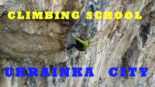 Popay (8a+) Misja Pec, Slovenia. The Climbing school Ukrainka city. Anastasia LUKASHYNA.