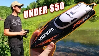 RC Boat Under $50 Completely RTR and Beginner Friendly - TheRcSaylors