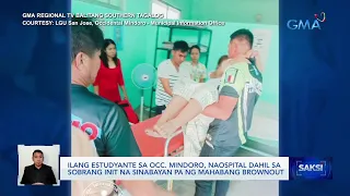 Ilang estudyante sa Occ. Mindoro, naospital dahil sa sobrang init na sinabayan pa ng... | Saksi