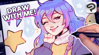 ♡ draw with me! *chill* | CLIP STUDIO PAINT