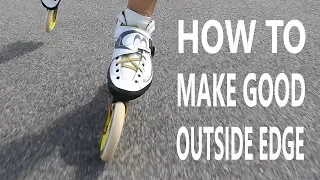 inline skate :How to take good outside edge? (pascal briand vlog 59)