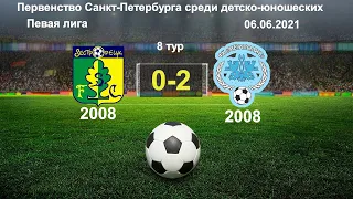 8 тур.СШОР СЕСТРОРЕЦК 2008-ФК МЕГАПОЛИС 2008 0-2 (06.06.2021)