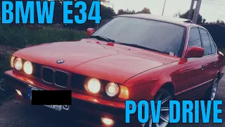 BMW E34 520I POV Drive