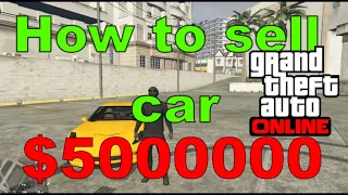 Can you sell car for 5 million in GTA online with Heist Editor 3.2