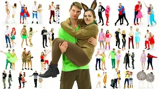 30 Last-Minute COUPLE Halloween Costume Ideas! DIY Costumes! | CloeCouture