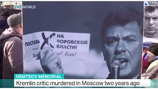 Nemtsov Memorial: Kremlin critic murdered in Moscow two years ago