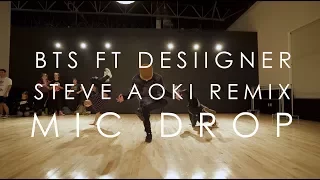 BTS Ft. Desiigner ( Steve Aoki Remix) - Mic Drop | @mikeperezmedia Choreography